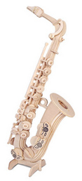 Woodcraft Bausatz Saxophon, Holz, Quayp 325